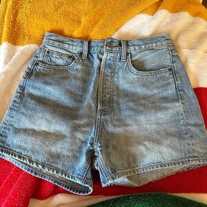 Aritzia denim forum shorts